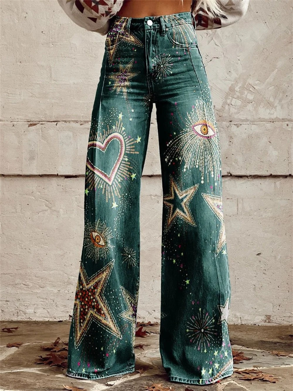Sophia- High-Waisted Wide-Leg Pants