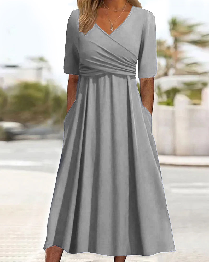Stella | Schickes plissiertes Sommerkleid