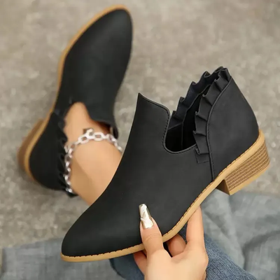 Cindy | Ankle Boots im Wildleder-Look 