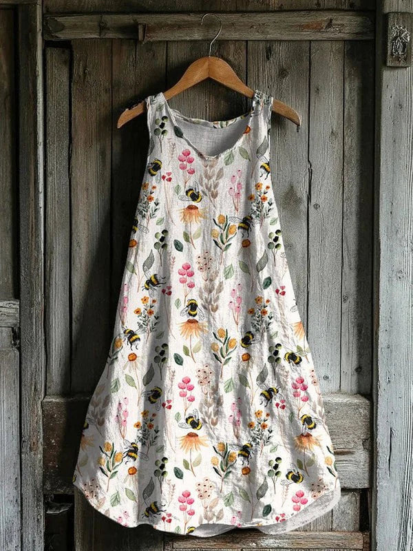 Florine – Bumblebee Pattern Dress