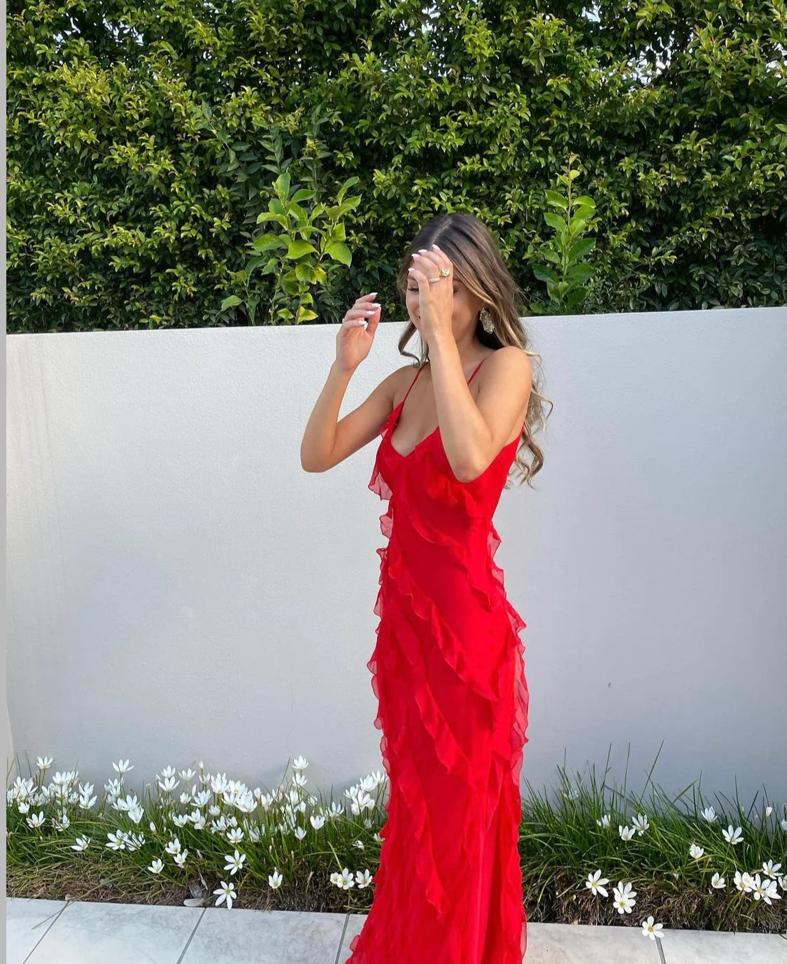 Zara - Elegantes Rüschenkleid