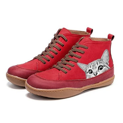 Unisex Shoes Cat Print