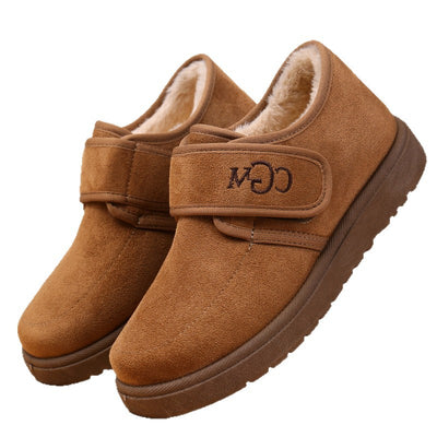 New, velvety, and thick winter snow boots with Velcro