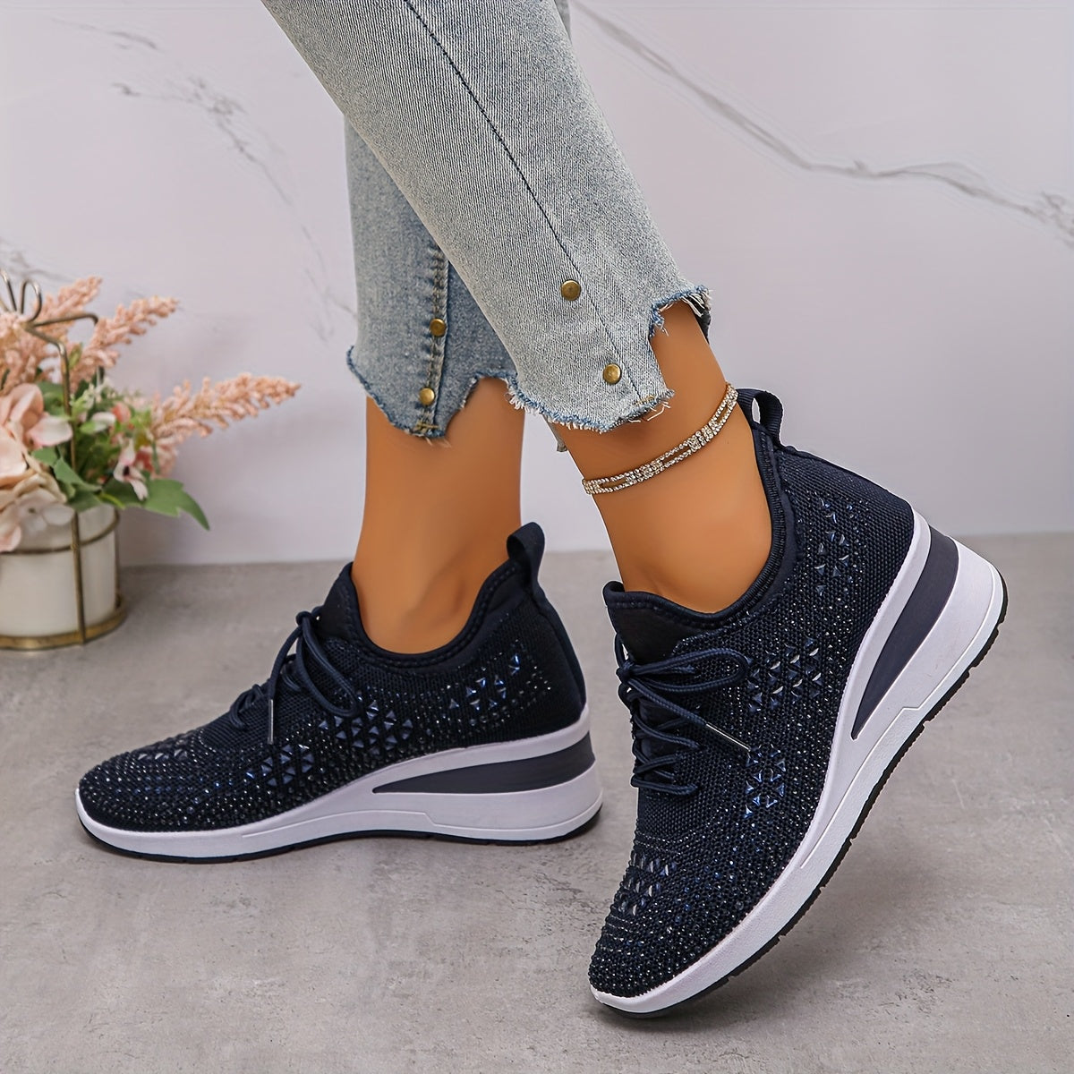 Lässige, modische, atmungsaktive orthopädische Turnschuhe 