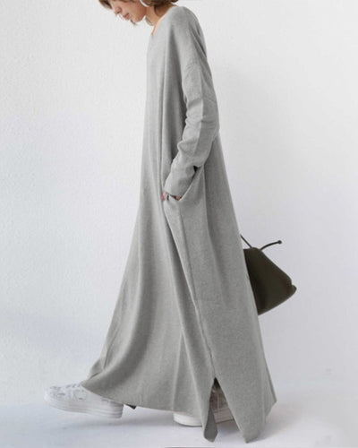 Sofia | Elegantes Winter-Maxikleid
