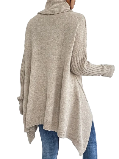 Cassie | Oversize-Strickpullover mit Rollkragen