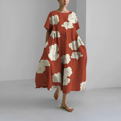 Judith | Locker geschnittenes Blumenkleid