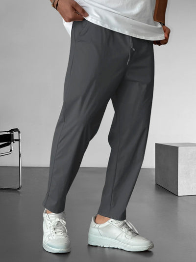 Essential Tapered Drawstring Trousers