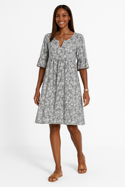Jelinde | Floral Whisper Midikleid