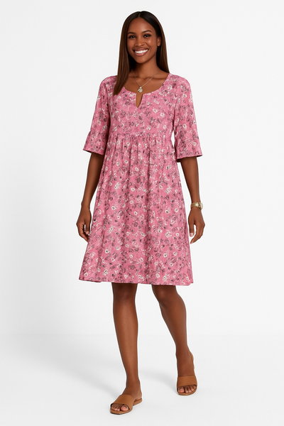 Jelinde | Floral Whisper Midikleid