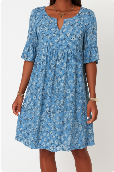 Jelinde | Floral Whisper Midikleid
