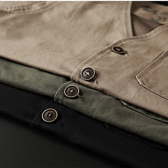 Ridley | Utility-Weste aus Baumwolle