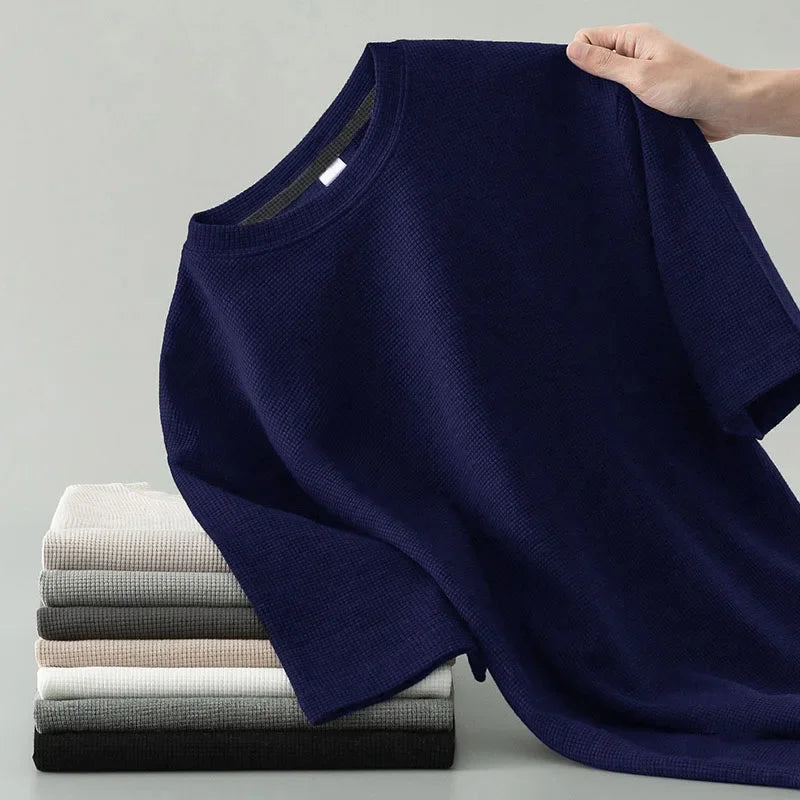 Max | Waffelstrick-T-Shirt