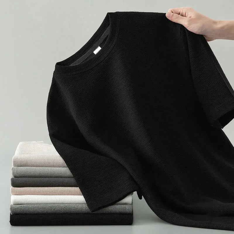 Max | Waffelstrick-T-Shirt