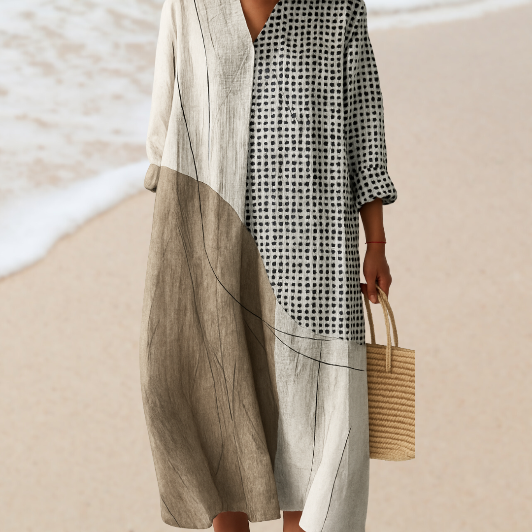 Chloe Von der Kunst inspiriertes Kleid