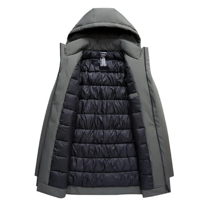 Nathan | Fleeceparka mit Kapuze