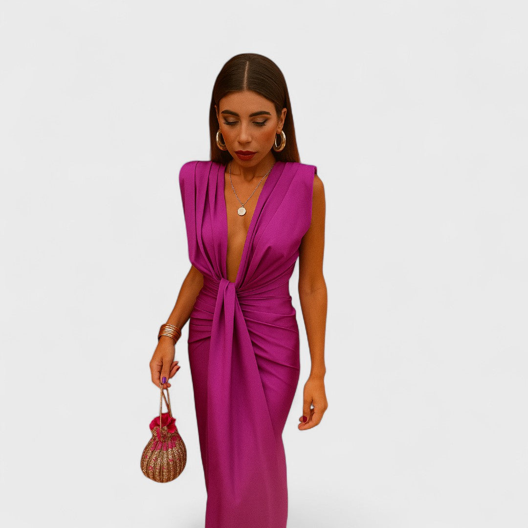 Júlia - Open Neck Dress