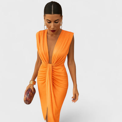 Júlia - Open Neck Dress