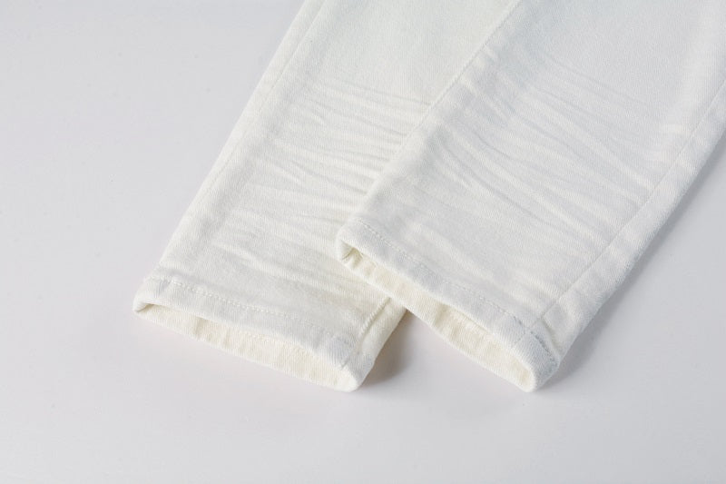 Jean blanc classique