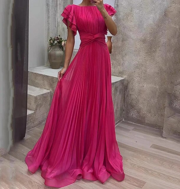 Brigitte | Stilvolles Plissee-Abendkleid