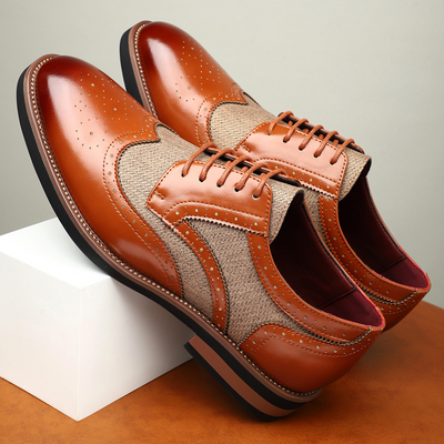 Herren Business-Schuhe im Brogue-Stil
