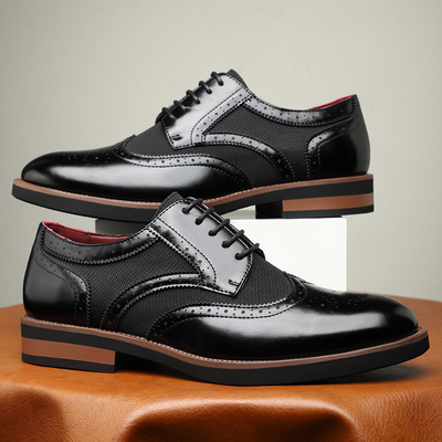 Herren Business-Schuhe im Brogue-Stil