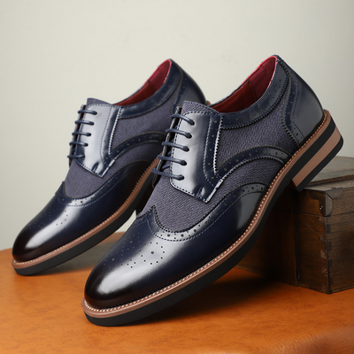 Herren Business-Schuhe im Brogue-Stil