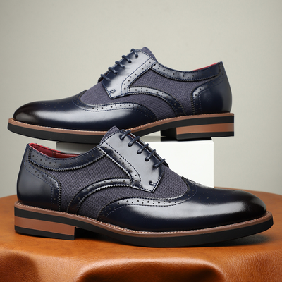 Herren Business-Schuhe im Brogue-Stil