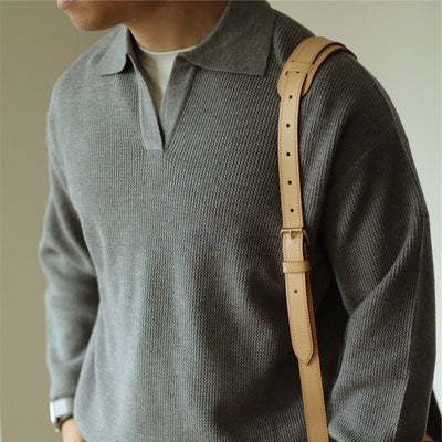 Elias | Strickpullover mit Polokragen