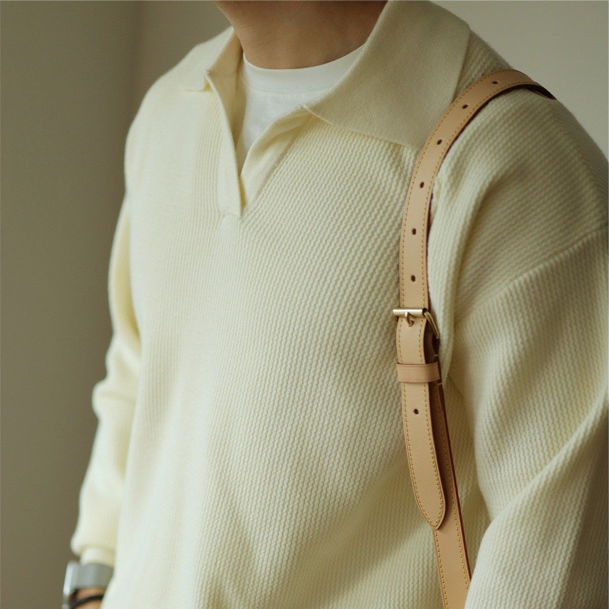 Elias | Strickpullover mit Polokragen