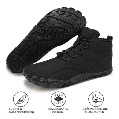 Rutschfeste wasserdichte Barfußschuhe für den Winter