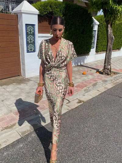 Thea | Fließendes Maxikleid