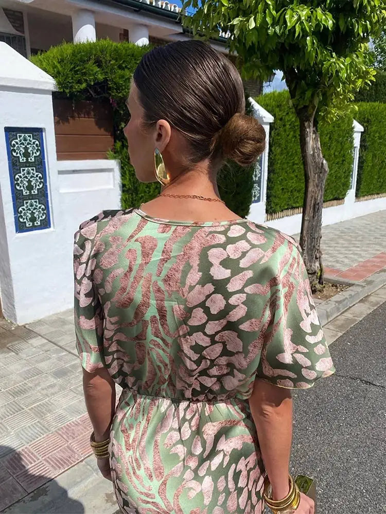 Thea | Fließendes Maxikleid