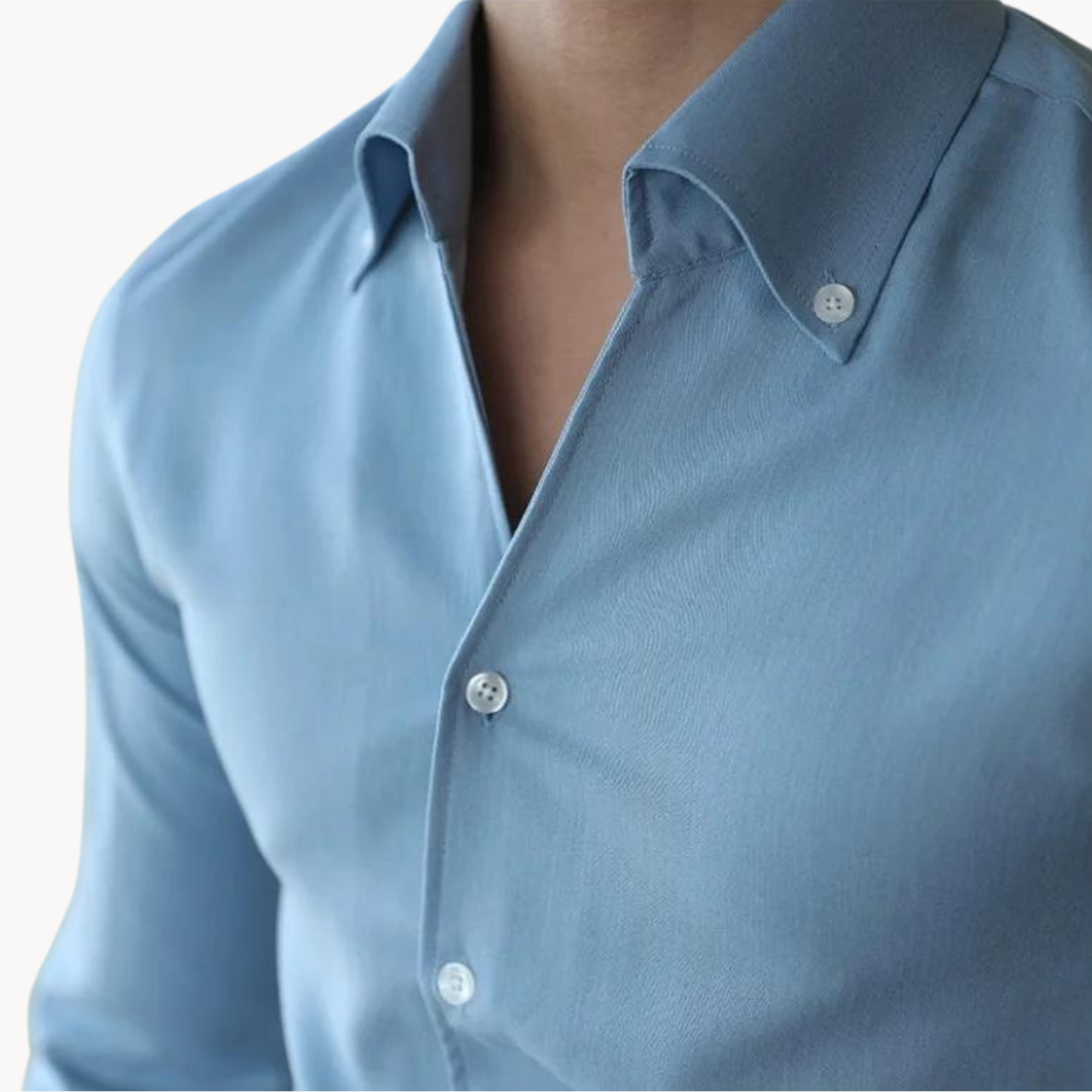 Draven | Elegantes Slim-Fit-Hemd mit Stehkragen