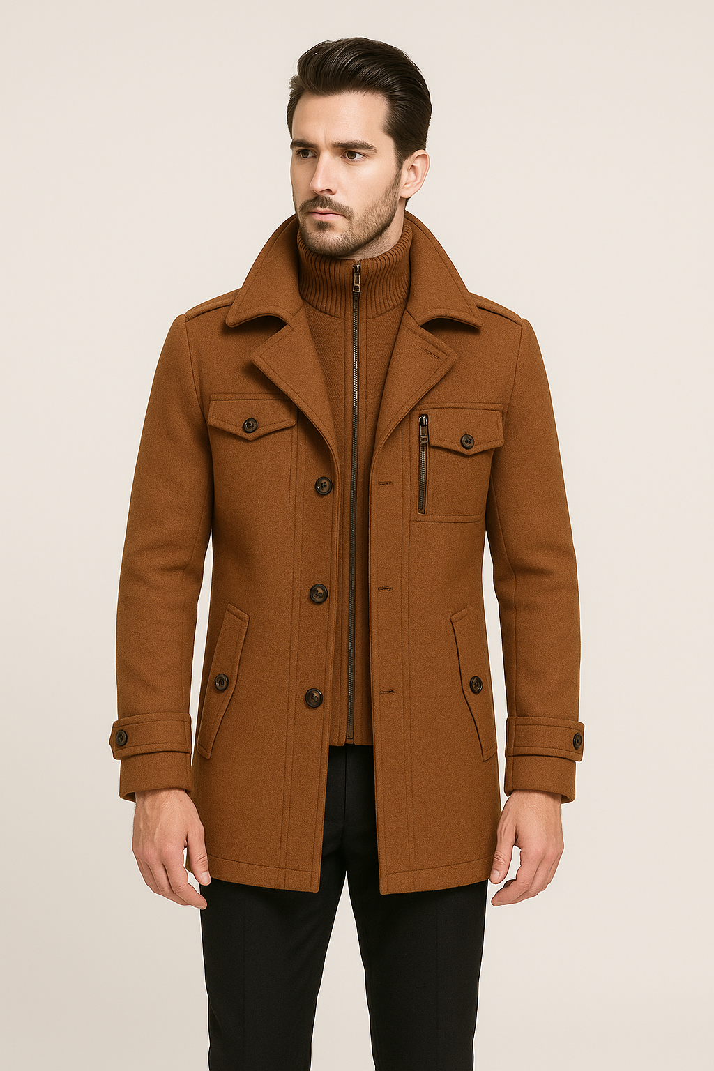 Auberon | Raffinierte Zweilagenjacke