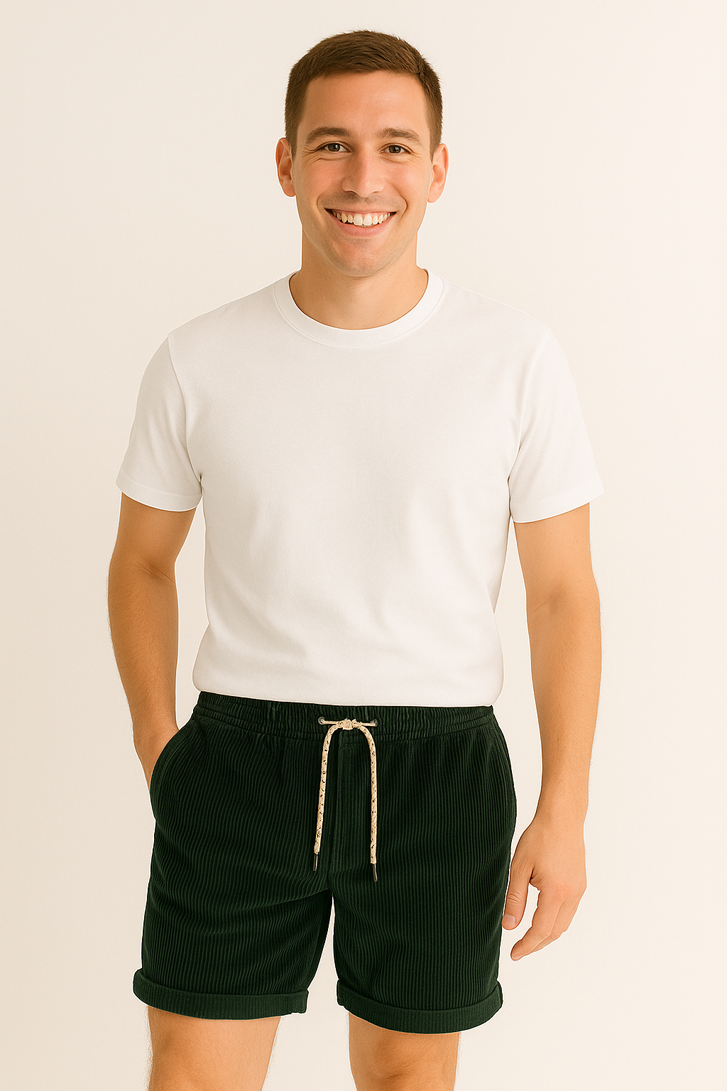 Brayden | Lockere Cordshorts