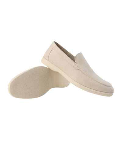 Klassische Slip-On Loafer aus Wildleder