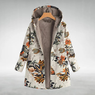 Sofia | Stylische Fleecejacke mit Blumenmuster