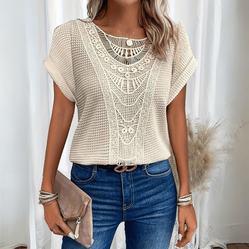 Estelle – Elegante Bluse im Ibiza-Stil