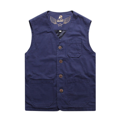 Ridley | Utility-Weste aus Baumwolle