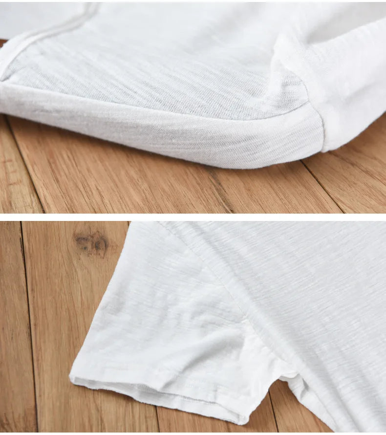 Klassisches Herren-T-Shirt mit V-Ausschnitt – Ewald