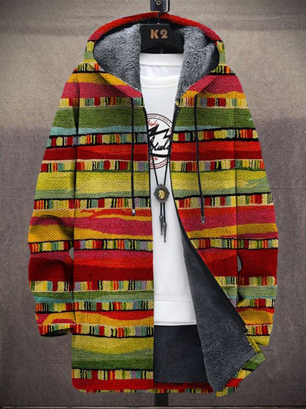 Alex | Tribal Wärme Sherpa-gefütterte Kapuzenjacke