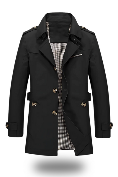 Milan | Klassischer Trenchcoat mit Faltkragen