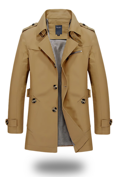 Milan | Klassischer Trenchcoat mit Faltkragen