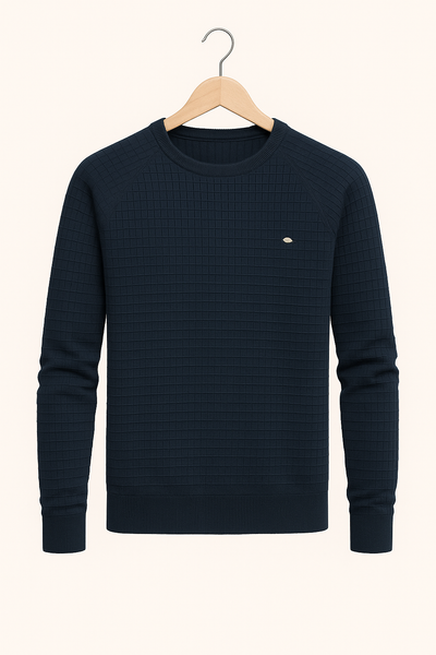 Alrikus | Strukturiertes Rundhals-Sweatshirt