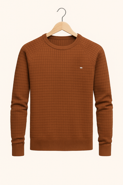 Alrikus | Strukturiertes Rundhals-Sweatshirt