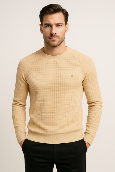 Alrikus | Strukturiertes Rundhals-Sweatshirt