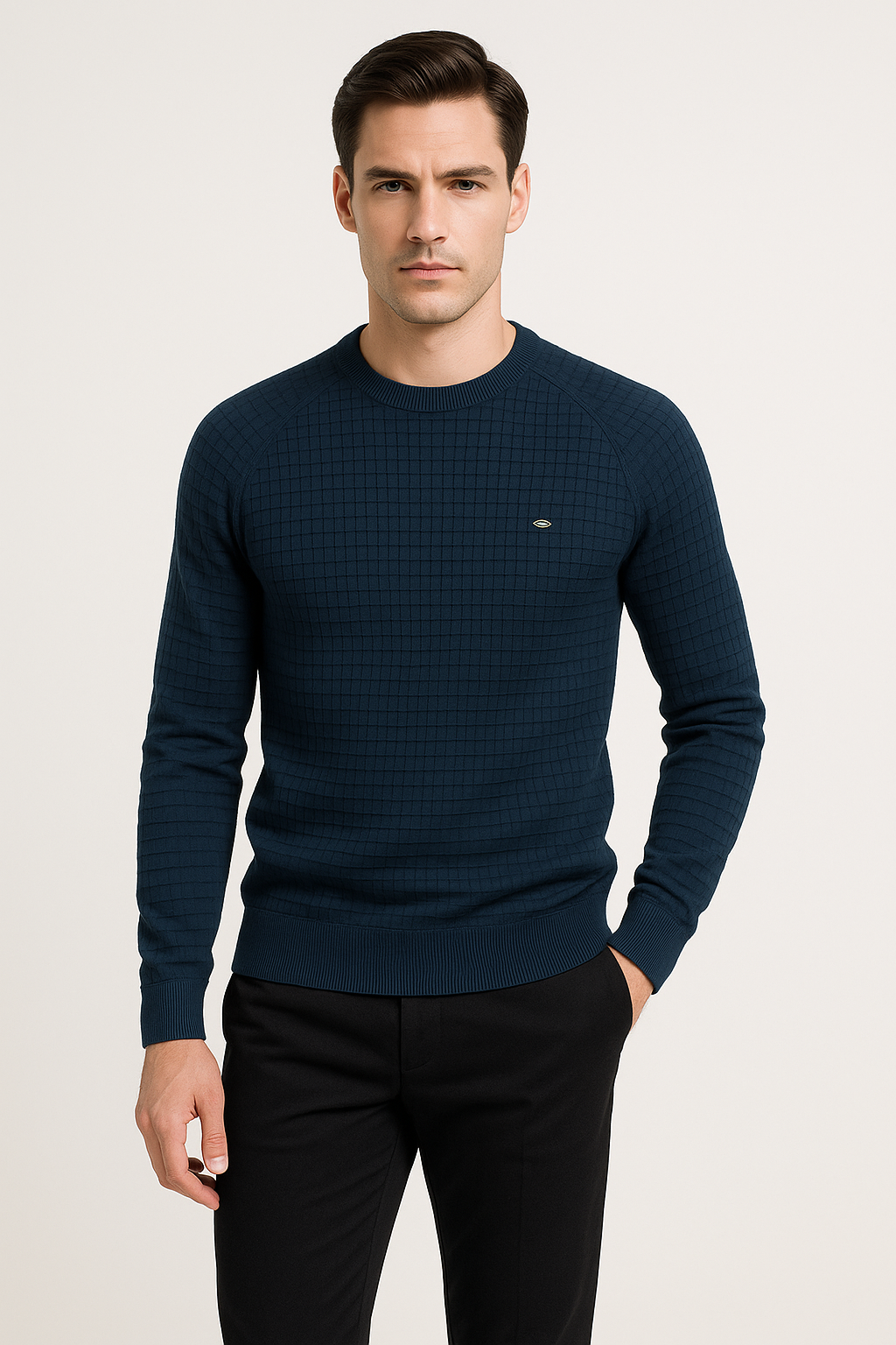 Alrikus | Strukturiertes Rundhals-Sweatshirt
