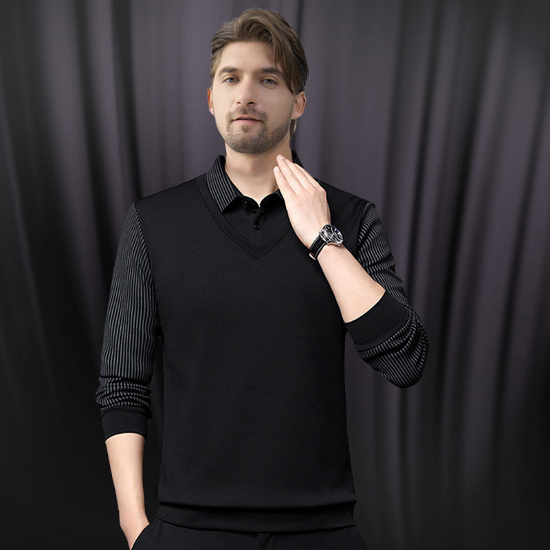 Paulo | Langarmshirt mit Kragen