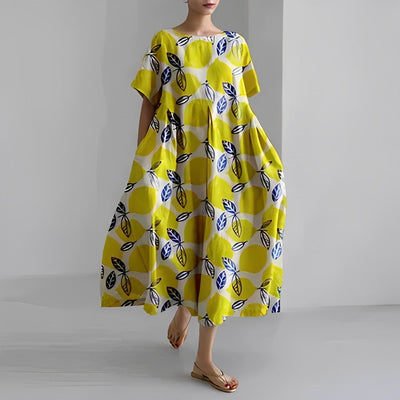 Judith | Locker geschnittenes Blumenkleid